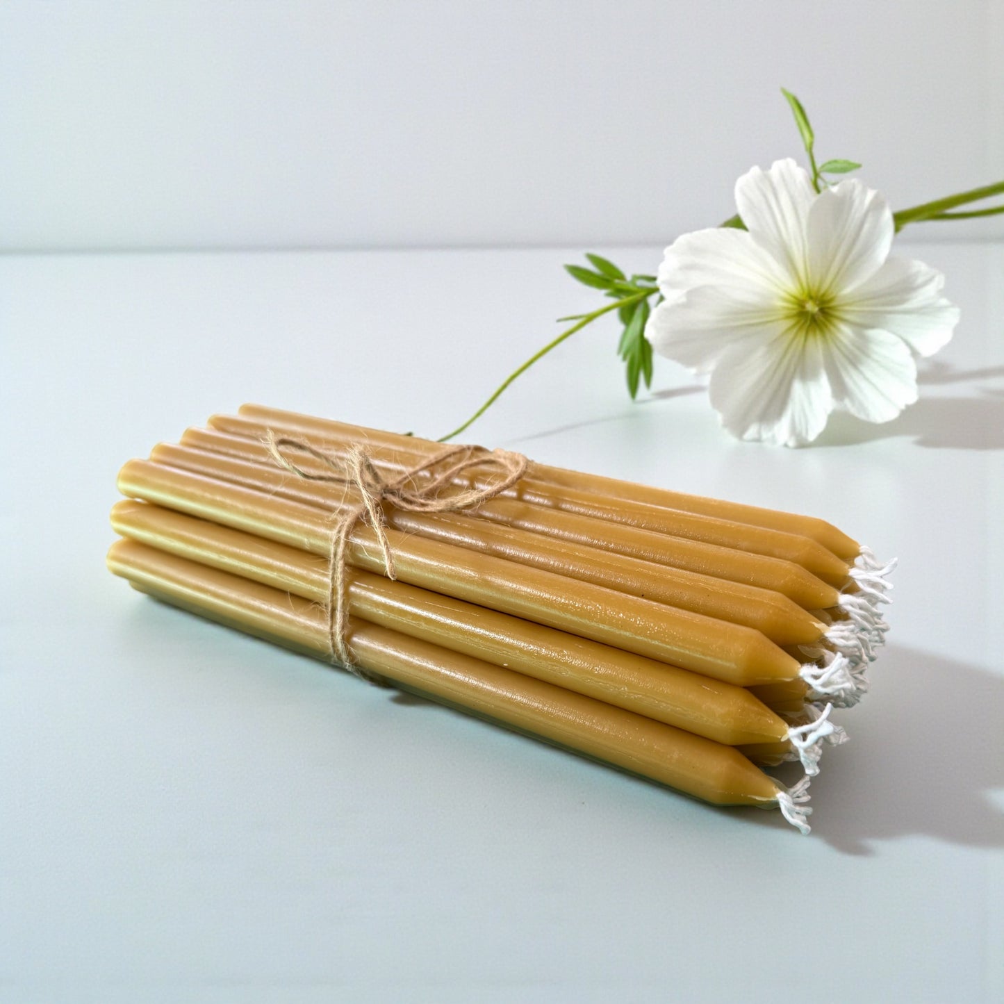 Tall Orthodox Church Candles | 100% Pure Beeswax | Set of 25