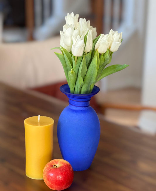 5.75 x 3 in, 65+ Hour Burn Time, Pure Beeswax Pillar Candle