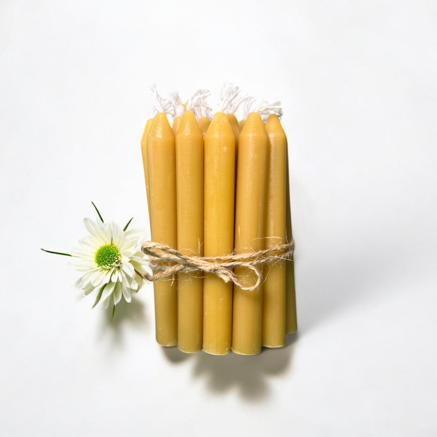 100% Beeswax Orthodox  Candles – Set of 25 – 3 Sizes Available – Handcrafted from Pure Texas Beeswax